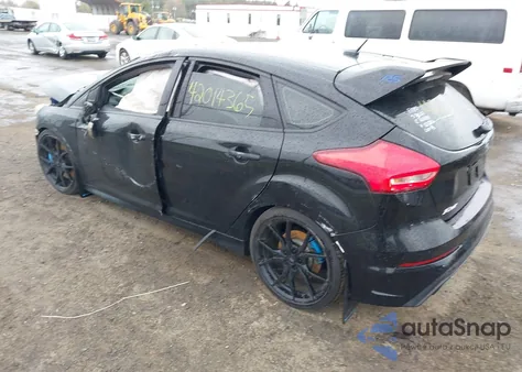 2017 Ford Focus Rs z USA, uszkodzony, nr VIN WF0DP3TH1H4123856